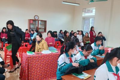 Sinh hoạt chuyên môn theo hướng nghiên cứu bài học tại trường THCS Xuân Phú – Xuân Trường – Nam Định